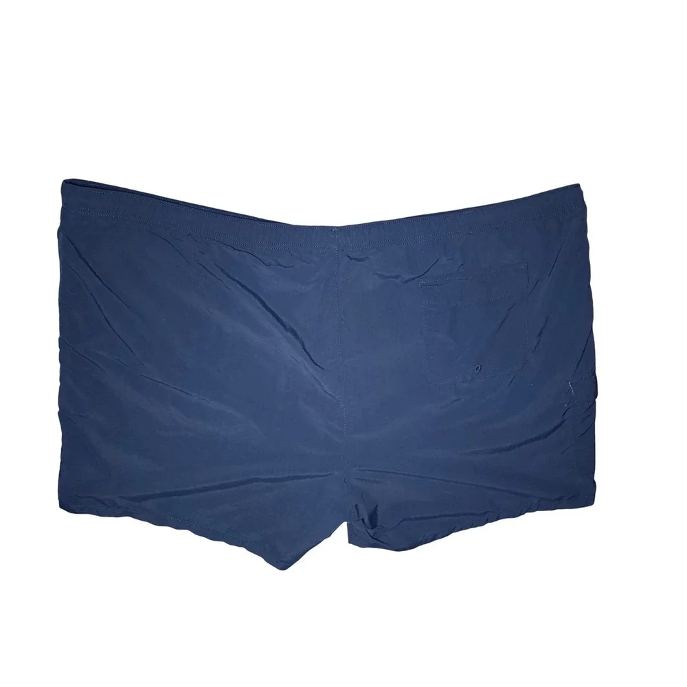Tommy Bahama Relax Swim Trunks Men Size 4XB Navy Blue Mesh Lined Drawstring Logo